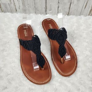 MIA Black and Brown Women's Sandals